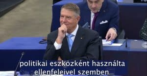 Klaus Iohannis a fost certat la Strasbourg de un eurodeputat UDMR, în plenul PE / VIDEO