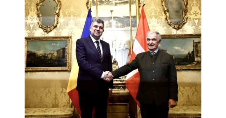 Marcel Ciolacu s-a întâlnit cu Marele Cancelar al Ordinului de Malta