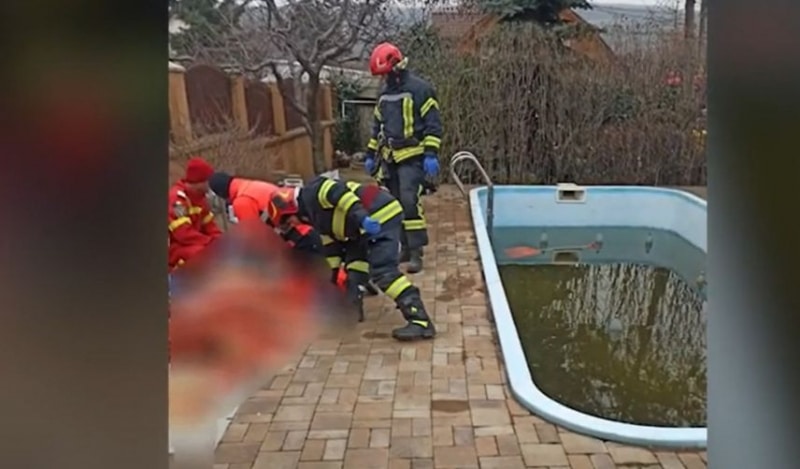 Socrul viceprimarului din Huşi a murit înecat în piscina ginerului (video)