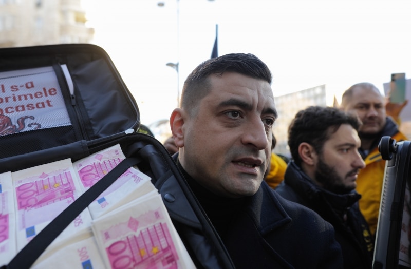 Să lase țara în pace/ Protest la sediul MAI