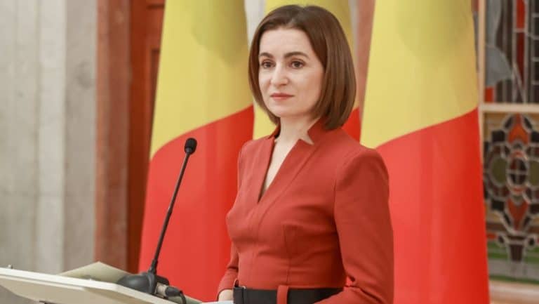 Din România, Maia Sandu îi trimite un mesaj lui Vladimir Putin