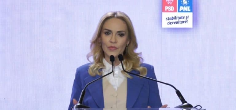 Gabriela Firea vorbește despre candidatura sa ca independentă. Declarații după conferința de lansare a medicului-candidat