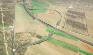 se construiește o nouă autostradă, care se combină cu un drum expres