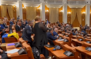 Dianei Șoșoacă i s-a arătat salutul nazist/ A ieșit un circ de zile mari