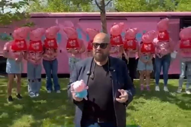 ‘Și Peppa Pig votează Piedone’