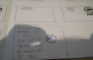 Amendă până la 1000 de lei pentru cei care fotografiază buletinul de vot