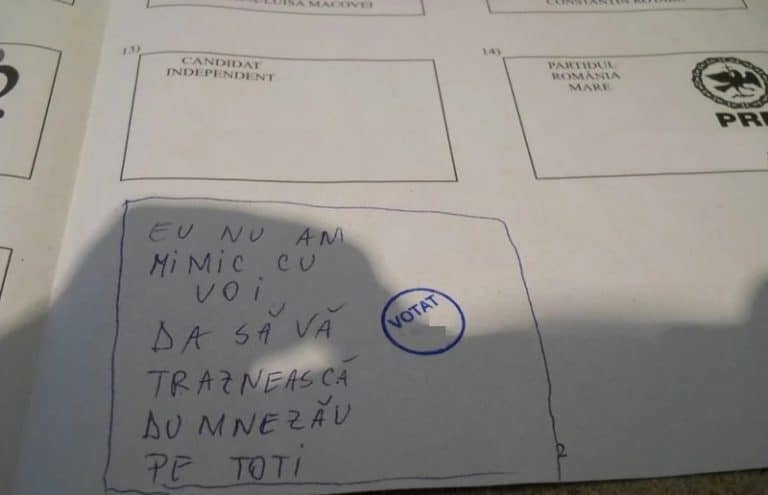 Amendă până la 1000 de lei pentru cei care fotografiază buletinul de vot
