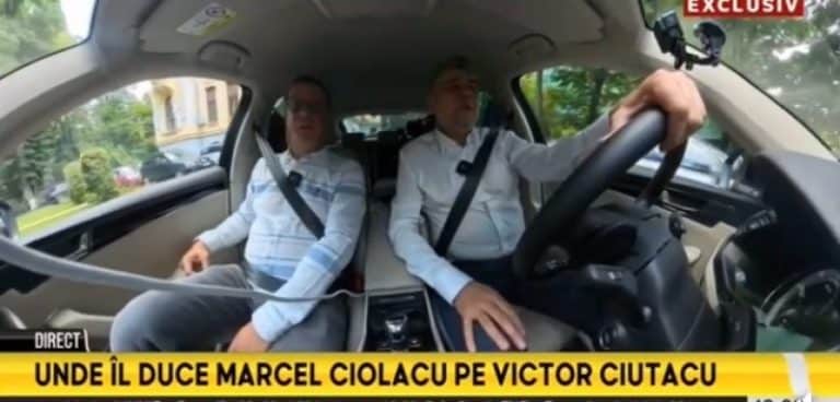 VIDEO Marcel Ciolacu, ‘șoferul’ lui Victor Ciutacu, la oră de vârf în trafic: ‘Haideți să vedem Bucureștiul!’ / ‘E o vocaţie să fii primar’