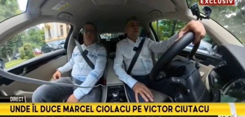 VIDEO Marcel Ciolacu, ‘șoferul’ lui Victor Ciutacu, la oră de vârf în trafic: ‘Haideți să vedem Bucureștiul!’ / ‘E o vocaţie să fii primar’
