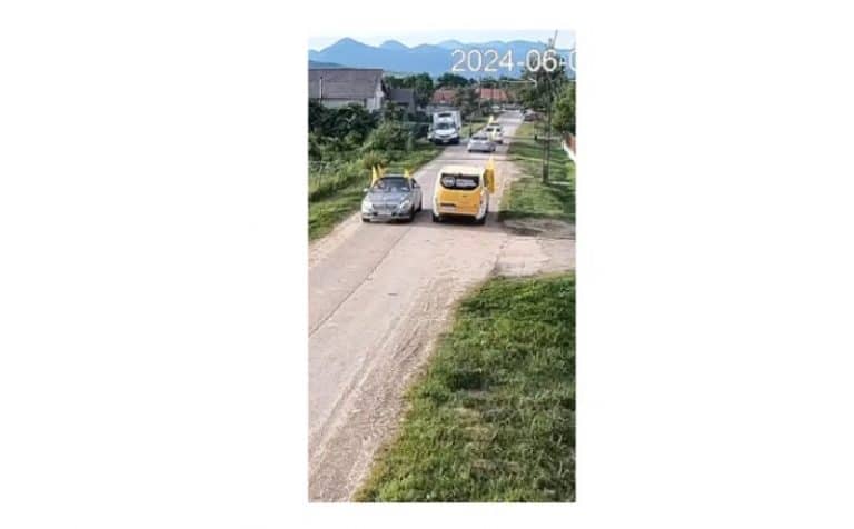 VIDEO Candidatul AUR la Primăria Orăștie lovește BRUTAL un cetățean. Droguri găsite la barul lui din Orăștie