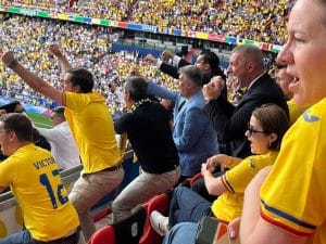 A trăit meciul ca un suporter