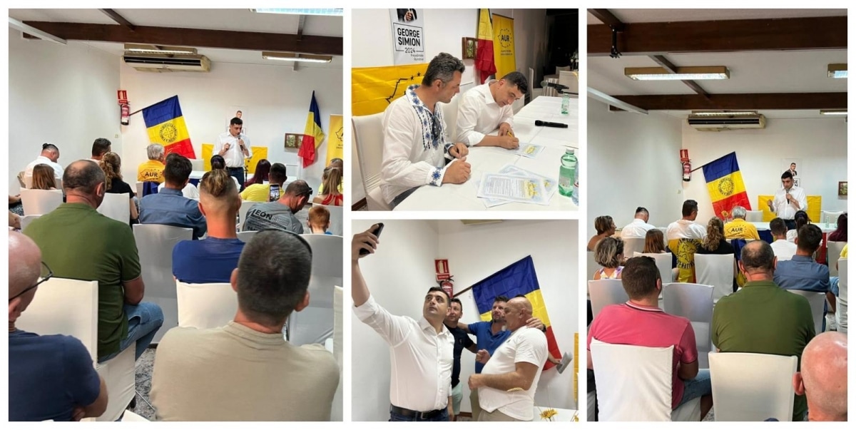 George Simion a semnat contracte pentru Planul SIMION cu românii din Spania